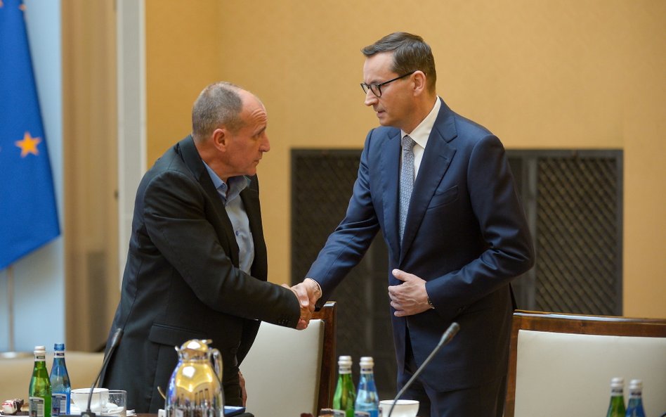 Paweł Kukiz i Mateusz Morawiecki