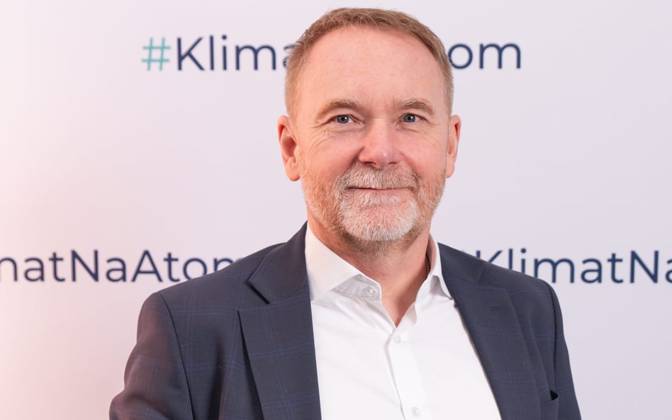 Piotr Piela pełniący obowiązki prezesa firmy Polskie Elektrownie Jądrowe