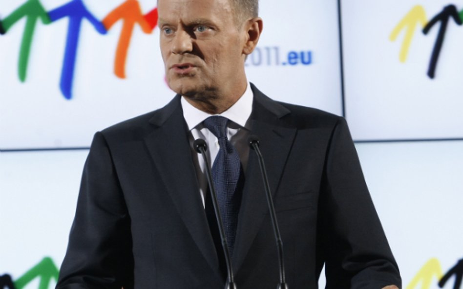 Donald Tusk w Strasburgu o celach polskiej prezydencji