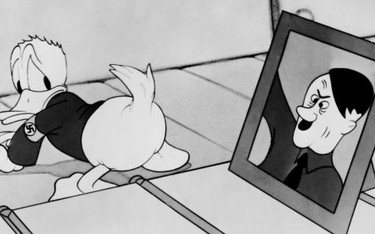 Kaczor Donald w jednej z antynazistowskich kreskówek.