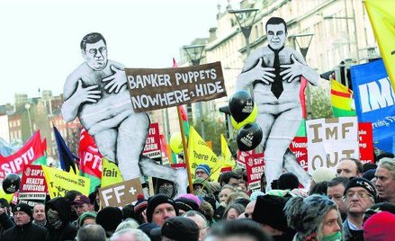 Na ulicach Dublina, stolicy Irlandii, w sobotę przeciwko polityce rządu demonstrowało ponad 50 tys. 