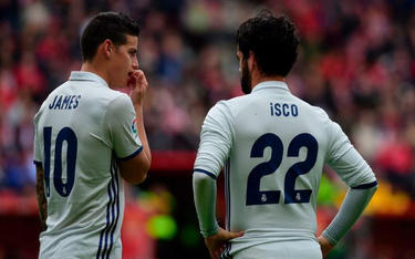 James Rodriguez (z lewej) oraz Isco strzelili dla Realu w tym sezonie 21 goli i zanotowali 20 asyst.