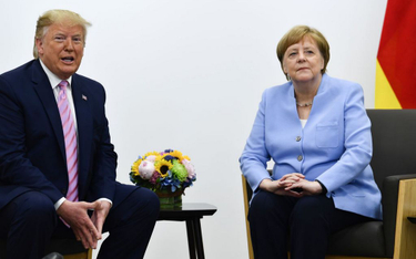 Trump skarży się Merkel na debaty prawyborcze Demokratów