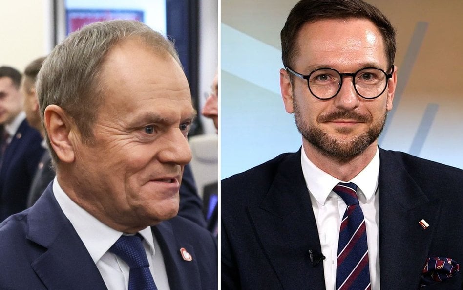 Donald Tusk i Waldemar Buda