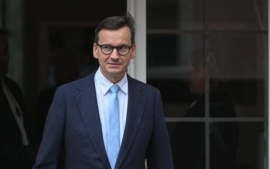 Mateusz Morawiecki, wiceprezes Prawa i Sprawiedliwości, były premier (2017–2023).