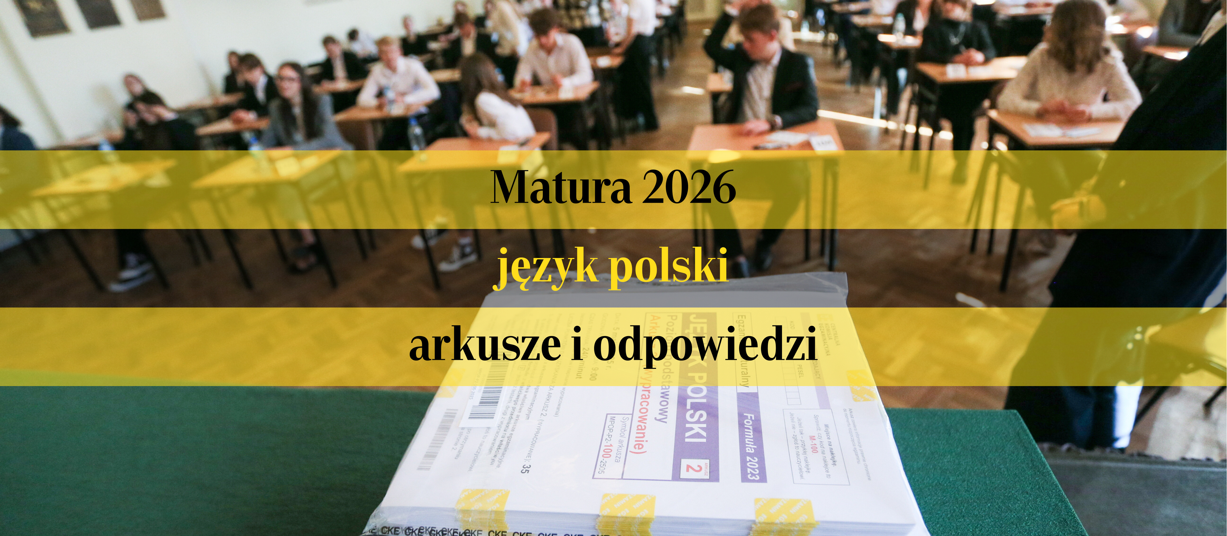 Matura 2026: język polski - poziom podstawowy. Odpowiedzi ekspertów, wypracowania, arkusze CKE