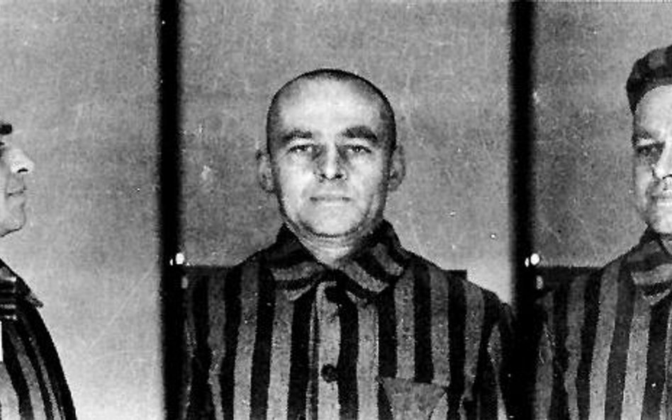 Zdjęcie więźnia KL Auschwitz z numerem 4859. Pod nazwiskiem Serafińskiego ukrył się Pilecki. Gdy boh