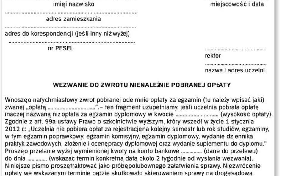 Jak odzyskać pieniądze — postępowanie krok po kroku