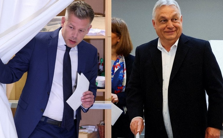 Viktor Orbán deklaruje, iż odda władzę, Péter Magyar mówi o Polsce. Obaj już oddali głos