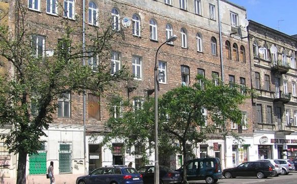 Kamienica przy Wileńskiej 11 na początku wieku, już po wykwaterowaniu mieszkańców