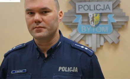 Aspirant Mirosław Bąbelewski odebrał zgłoszenie od dwuletniej dziewczynki