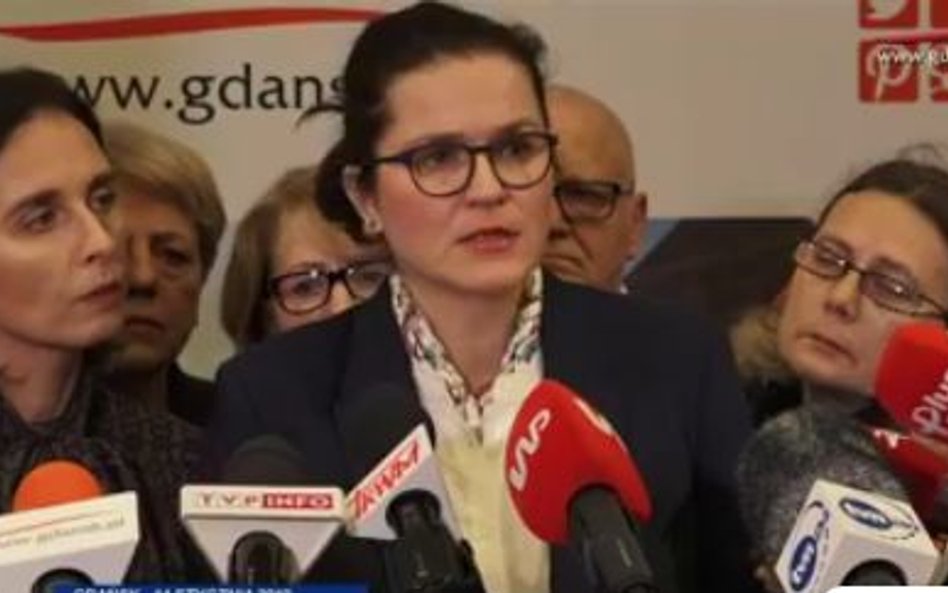 Dulkiewicz: Nie byłam w stanie obejrzeć "Wiadomości"