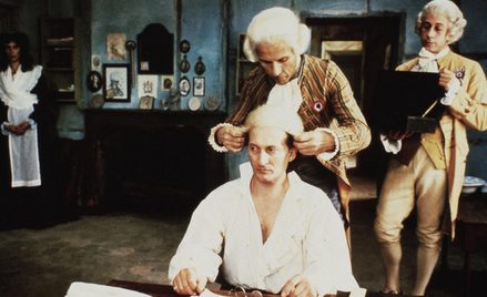 Robespierre w „Dantonie”. Wcześniej zagrał go w Powszechnym