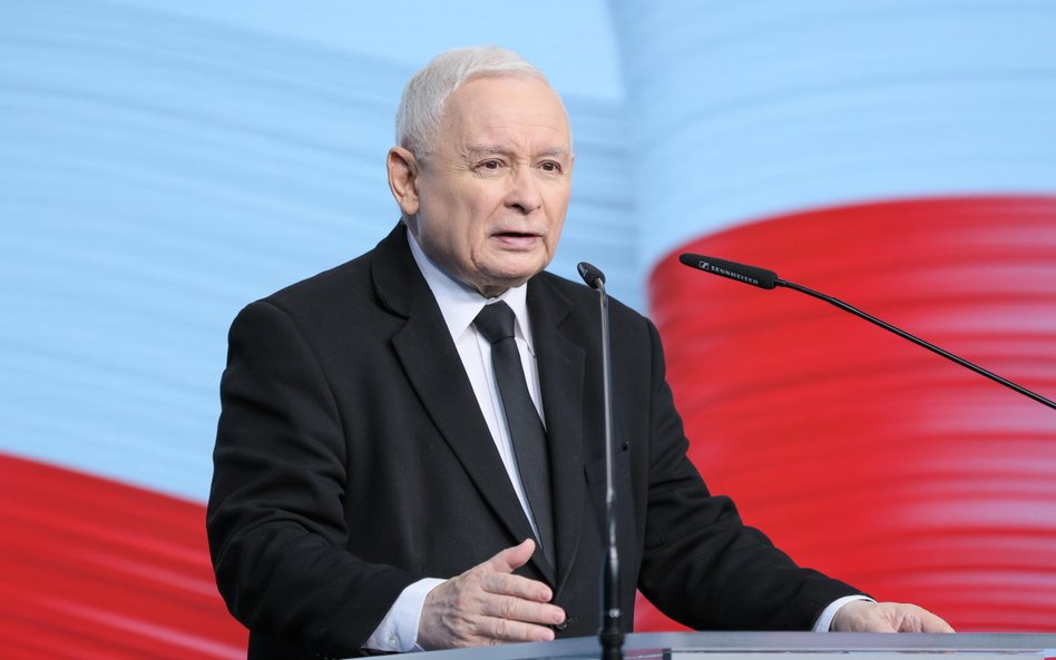 Prezes PiS Jarosław Kaczyński