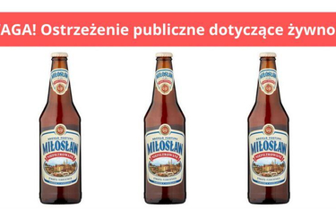 Partia piwa Miłosław Niefiltrowane wycofana z obrotu