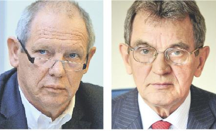 Jerzy Wiśniewski, prezes PBG (z lewej), oraz Konrad Jaskóła, szef Polimeksu-Mostostal, liczą na kont