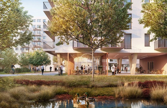 W ramach projektu deweloper przewidział ponad 2,5 ha powierzchni zielonych