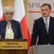 Prezes TK Julia Przyłębska, minister sprawiedliwości Zbigniew Ziobro