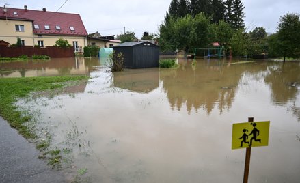 Nysa Kłodzka zalała część wsi Krosnowice
