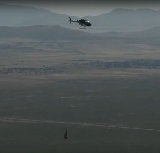 Transoport kapsuły zawierającej próbki z asteroidy Bennu