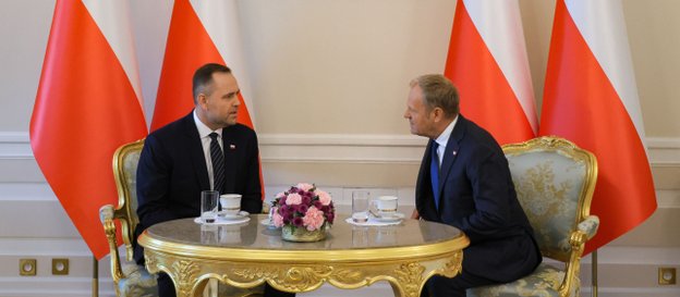 Karol Nawrocki i Donald Tusk