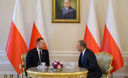 Karol Nawrocki i Donald Tusk