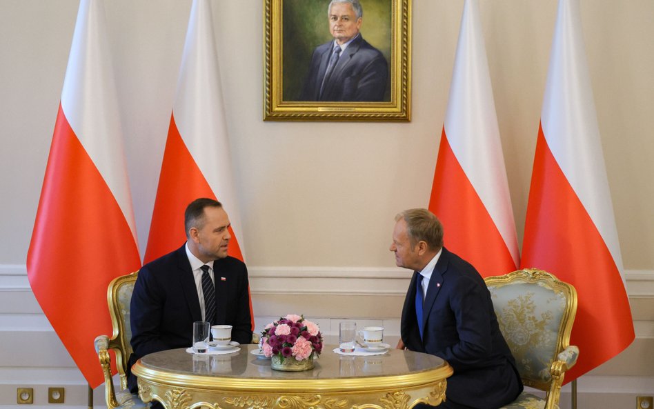 Karol Nawrocki i Donald Tusk