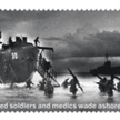 Znaczek upamiętniający D-Day przedstawiał US Army w Indonezji