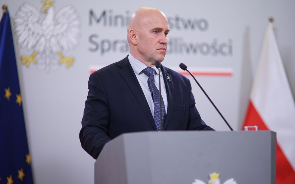 Wiceminister sprawiedliwości Dariusz Mazur