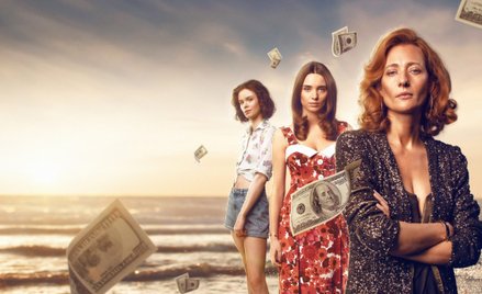 Od lewej Matylda Giegżno (Marysia), Wiktoria Filus (Pola), Magdalena Popławska (Helena) w serialu „B