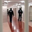 Strażnicy w Zakładzie Karnym w Goleniowie (woj. zachodniopomorskie)