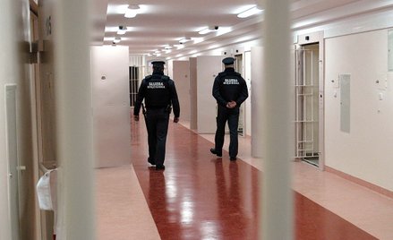 Strażnicy w Zakładzie Karnym w Goleniowie (woj. zachodniopomorskie)