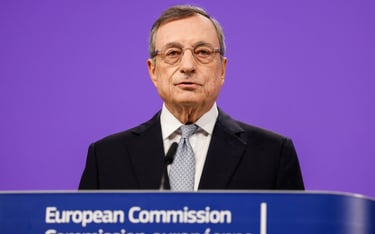 Mario Draghi, były prezes Europejskiego Banku Centralnego