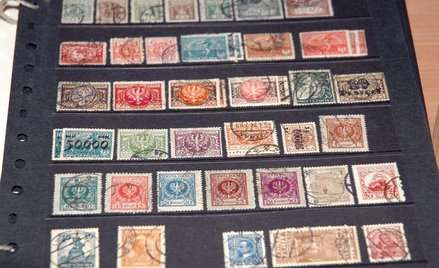 Kolekcja cennych znaczków pocztowych