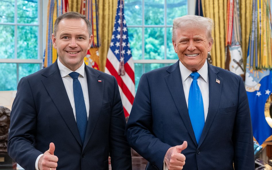 Karol Nawrocki i Donald Trump