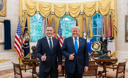 Karol Nawrocki i Donald Trump
