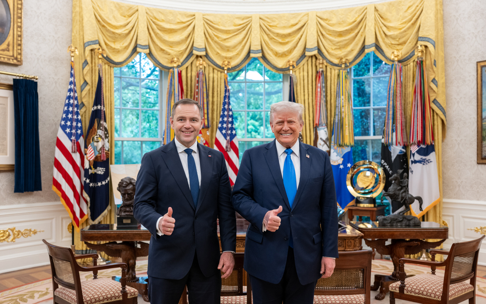 Karol Nawrocki i Donald Trump