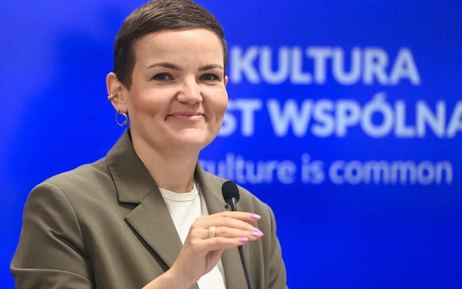 Minister kultury i dziedzictwa narodowego Marta Cienkowska