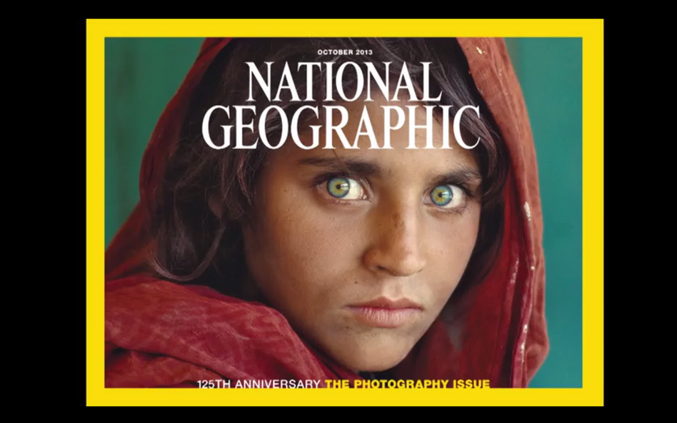 Szarbat Gula na okładce National Geographic