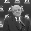 Zbigniew Religa podczas konferencji PiS w sprawie służby zdrowia; Warszawa, 2008 r.