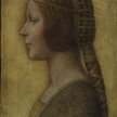 Na tym obrazie, nazywanym teraz "La Bella Principessa", Leonardo da Vinci pozostawił odcisk palca
