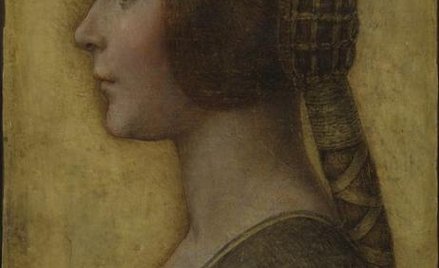 Na tym obrazie, nazywanym teraz "La Bella Principessa", Leonardo da Vinci pozostawił odcisk palca