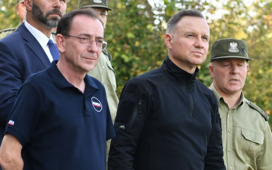 Mariusz Kamiński i Andrzej Duda