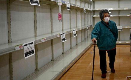 Klienci rzucili się do gromadzenia zapasów również m.in. w Japonii