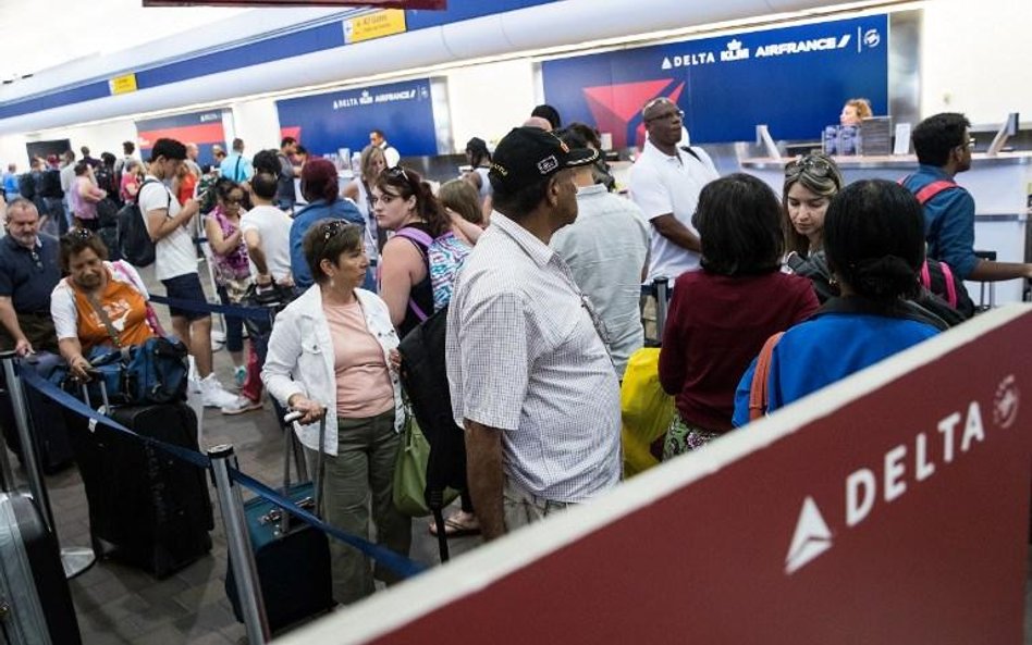 Delta Airlines uziemiona przez brak prądu