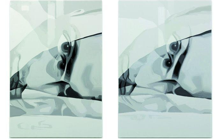 Closer (Girl), 2006, olej na płótnie, 180 x 120 cm z kolekcji Lorenz, Monachium
