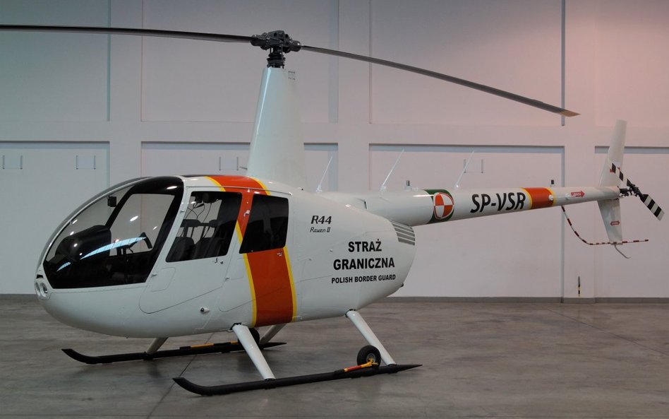 Robinson R44 Raven II. Nowy śmigłowiec Straży Granicznej w całe. okazałości. Fot./materiały prasowe