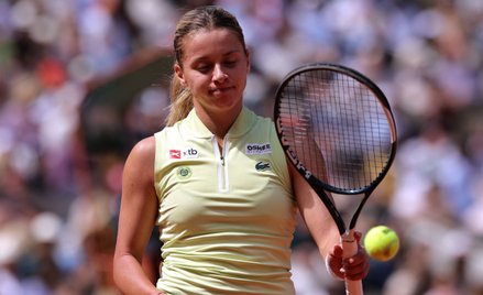 Maja Chwalińska podczas finału Roland Garros