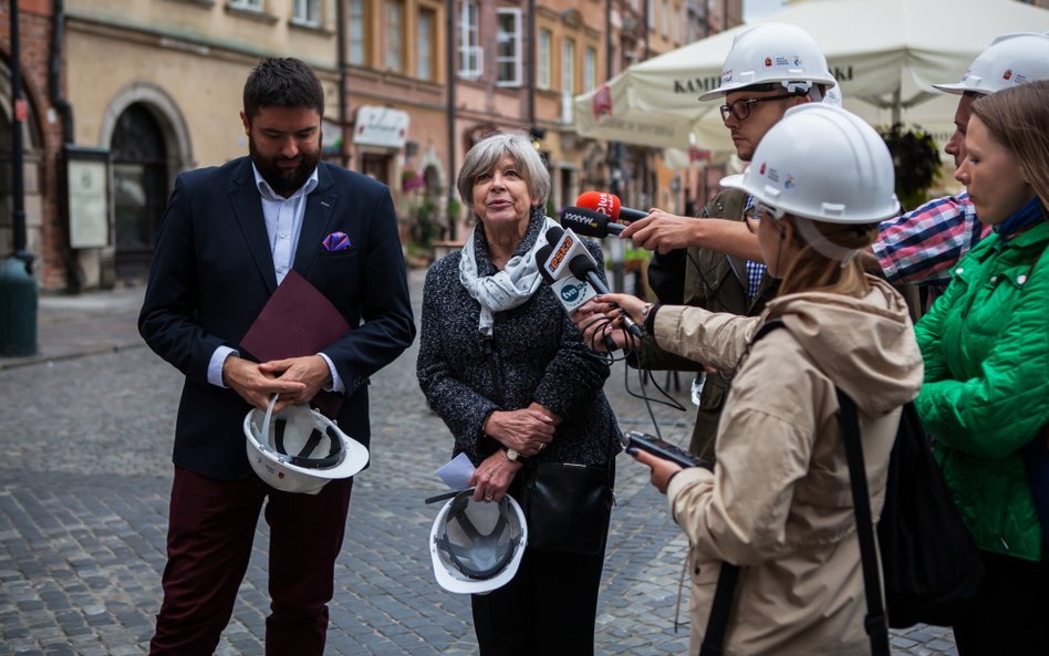 Jarosław Jóźwiak, wiceprezydent Warszawy, Ewa Nekanda –Trepka, dyrektor Muzeum Warszawy
