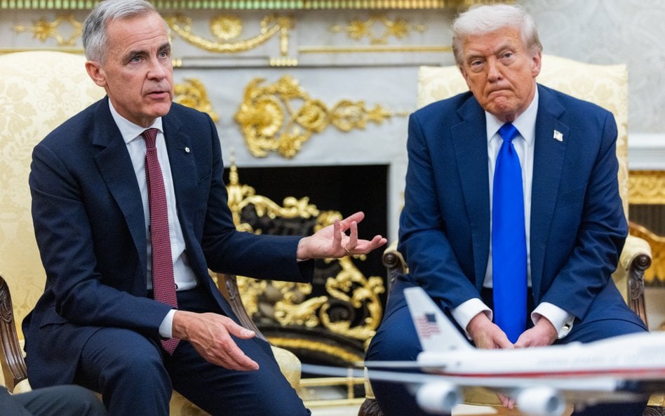 Prezydent USA Donald Trump wielokrotnie ostro krytykował politykę Marka Carneya, premiera Kanady, al